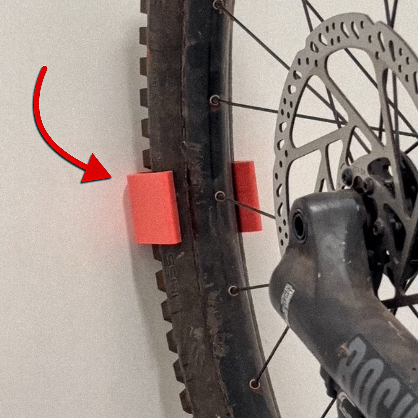 Suporte de parede p/ bicicleta